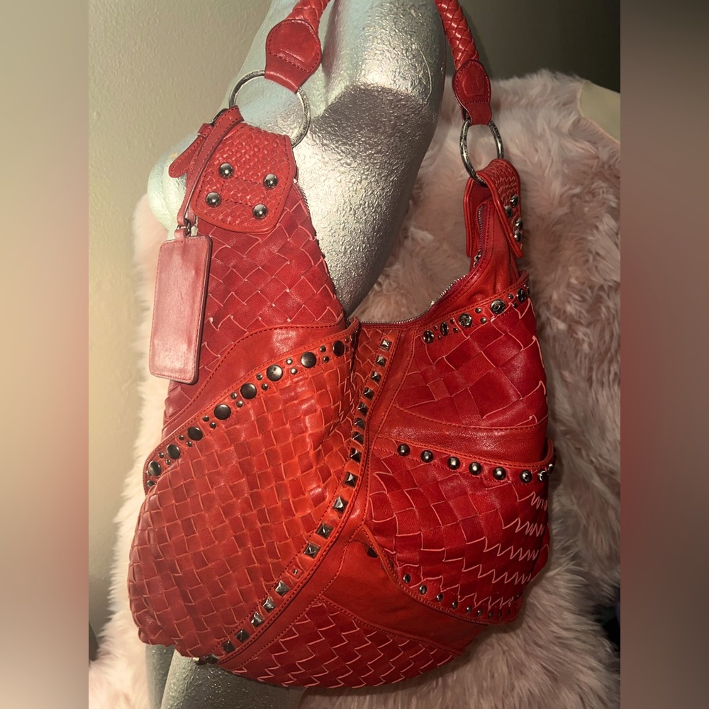 ROXBURY LEATHER HOBO BAG
